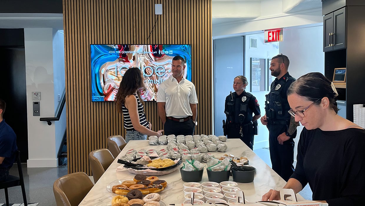 appreciation event for first responders